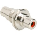 Pan-Pacific RCA-6192 - RCA Female Bulkhead - Inside Insulator Color: Red