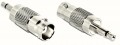 BNC-Female to 1/8" Mono Phono Plug Coaxial Adapter Connector