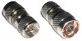 Type N-Male to PL-259 UHF-Male Coaxial Adapter Connector