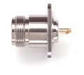 N Female Coaxial Panel Chassis Mount Connector RFN-7653