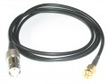 10" Long - SMA-Male to BNC-Female Coaxial Cable Pigtail